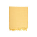 DESI DHANG Organic Cotton Bhagalpuri Silky Extra Soft Feel Chadar- Yellow (Size 240 x 130 cm) skinfriendly| TC - 250 Kafalo