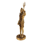 ARTVARKO 18 Inch Big Brass God Shiva Shankar Bhagwan Standing Shiv Idol Sculpture Statue Murti Puja Room, Temple