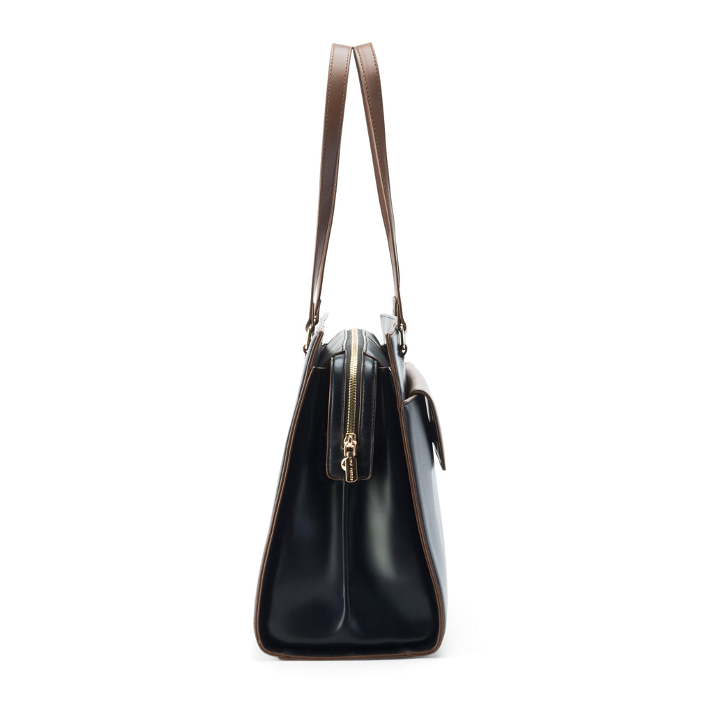 Lino Perros Monroe Sophisticated Black Tote Bag