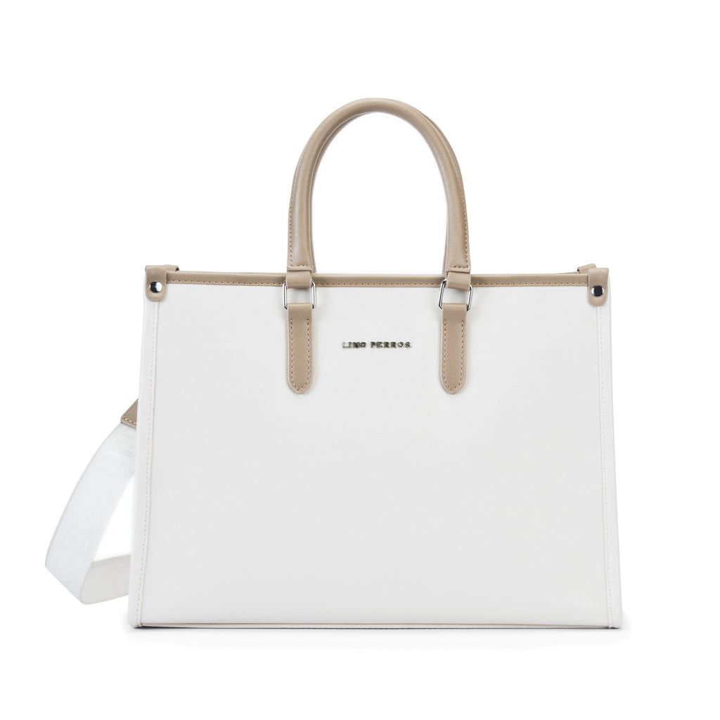 Lino Perros Monroe White Tote Bag