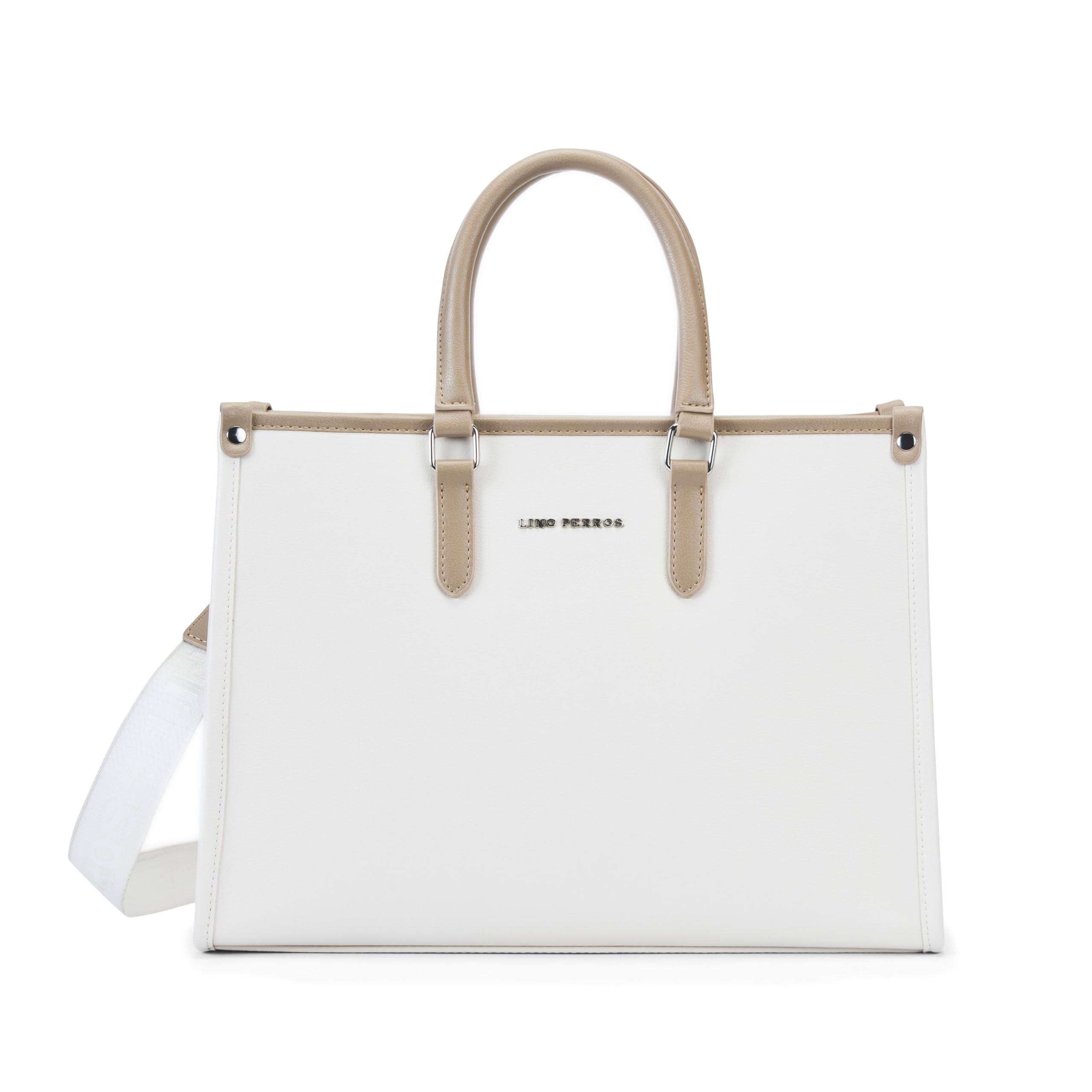 Lino Perros Monroe White Tote Bag