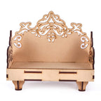 kriyanta Wooden Small Temple for Home Puja Mandir Wall Hanging and Table Top Home Mandir Temple Home Decor Beautiful Wooden Temple. (Hindolo W 1628)