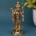 ARTVARKO Brass Ram Lalla Idol Ayodhya Murti Shree Ram Lalla Statue Mandir Puja Office Home Décor Gift Gold, Height- 5 Inch,Standard 1pcs.