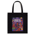 Kirmada Black Cotton Tote Bag | Zindagi Ek Meme Hai Toh Hasso Yaar Design | Funny Desi Meme Tote for College, Shopping & Daily Use | Zipper Closure | Reusable Eco Friendly Gift for Meme Lovers