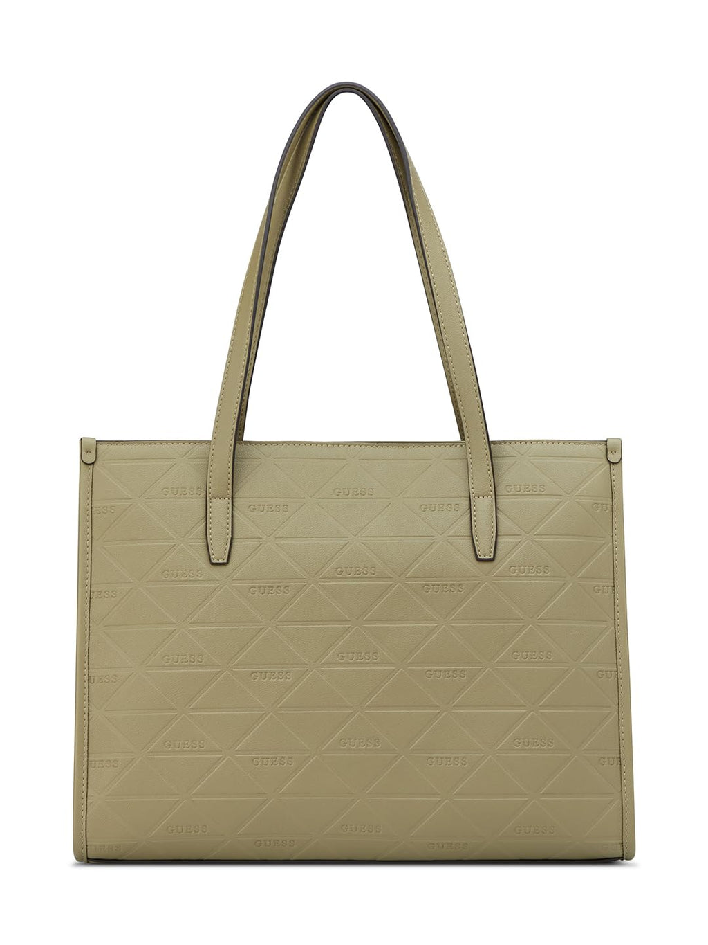Guess Light Musk Textured Zipper Finneas Carryall Tote Bag