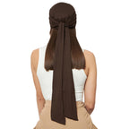 The Headscarves Women's Bamboo Viscose Prana Scarf For Hair Loss Chemo (HS131_Brown)
