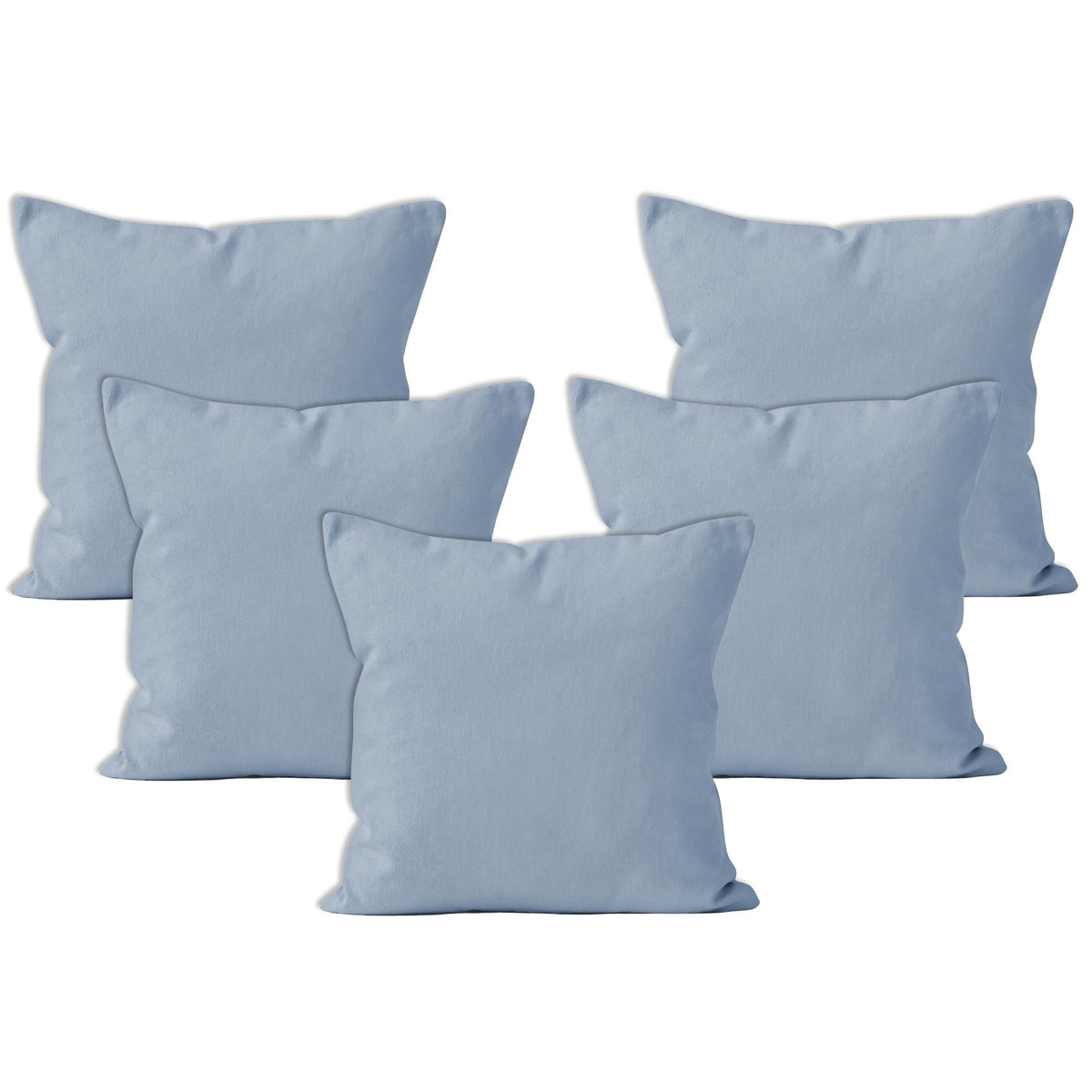 Encasa XO Cushion Covers, No Inserts, Cotton Throw Pillow Cases