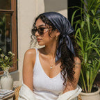 Bonjoy 'Comet' Hair & Head Scarf for Women & Girls | Premium Satin Hair Cover, Neckerchief, Head Wrap, Bandana | Ultra-Soft, Shiny, Long-Lasting, Antistatic Style Accessory | Luxurious Styling Gift