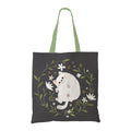Purple Tree Cute Cat Canvas Tote - 1 Pc, Women's Printed Stylish Bag