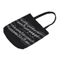 Festnight Single Shoulder Bag, Washable Cotton Cloth Handbag Music Tote Shoulder Grocery Shopping Bag
