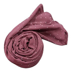 Premium Rhinestone Hijab | Korean Georgette | 70 x 30 Inch | Sparkle Scarf for Women | Soft & Lightweight Fabric (DARK TEA PINK)