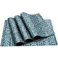 Furnishya Dining Table Mats 4 Pieces - Elegant & Machine Washable Table Mats Set of 4 - Decorative Accessories for Daily Use Dining Kafalo