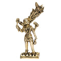 ARTVARKO Brass Lord Shiva with Maa Ganga from jata Standing Shiv Statue 7 Inch