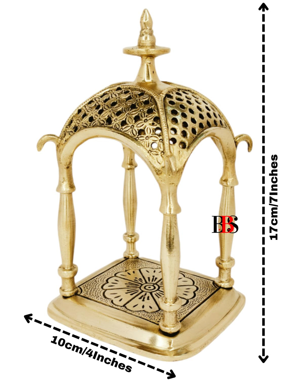 B.B.S BRASS BRAND STATUES Temple Brass Pooja Mandir, Brass Mandir Pooja Temple, Religious Office Showpieces, Home Living Decoration