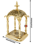 B.B.S BRASS BRAND STATUES Temple Brass Pooja Mandir, Brass Mandir Pooja Temple, Religious Office Showpieces, Home Living Decoration