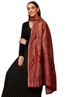 Pashmoda Women Hunar Zari Kaani Fine Wool Shawl (Size: 40x80in, 101x203cm) ZSS08