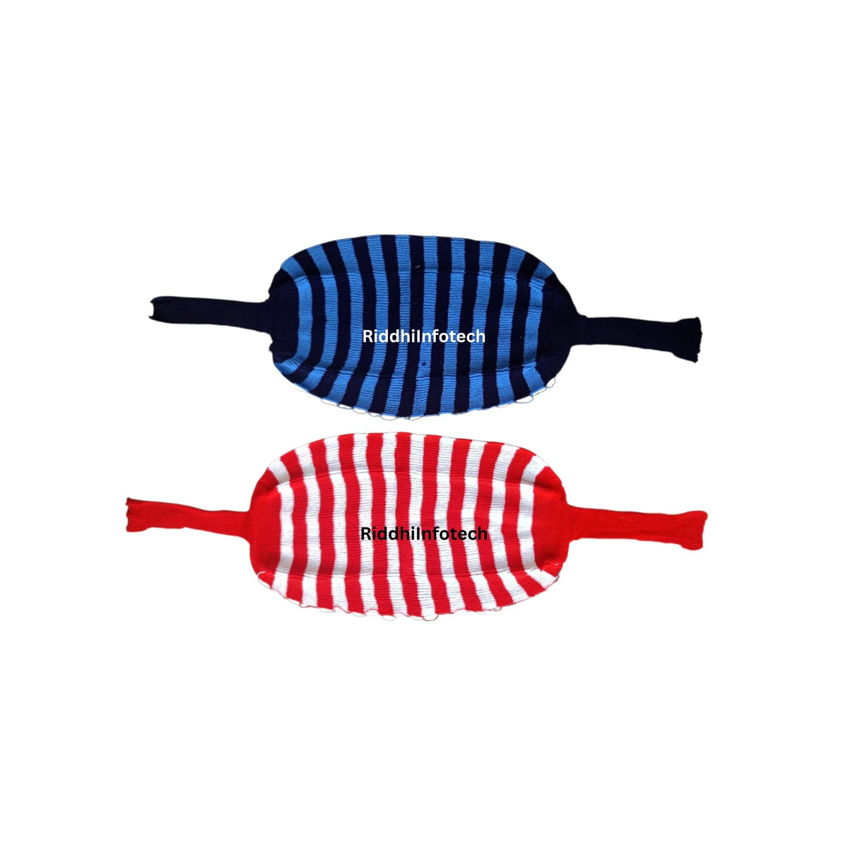 RiddhiInfotech Striped Design Women’s Maternity Muffler | Soft Woolen Knitted Winter Scarf for Women | Warm Neck Wrap & Stylish Ladies Winter Muffler | 1Pc