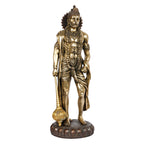 ARTVARKO Big Brass Standing Hanuman Idol - Bajrangbali Bhagwan Sankat Mochan Statue Murti for Home Office Entrance Decor Gift 24 Inches Height