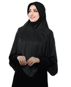 Mehar Hijab Women's Modestly Stylish Look Solid Soft Polyester iCRA fabric Nabah Hijab (Free Size)