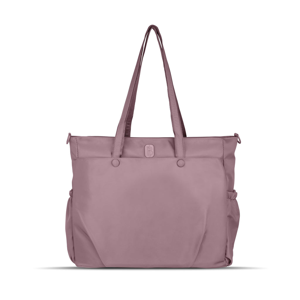 Premium Large Capacity Everyday Tote Bag for Women with Zipper Closure and Multi Pocket Storage (PINK)