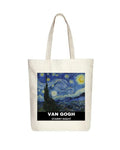 Stylxeco Cotton Canvas Tote Bag for Women | Van Gogh Inspired Art Print
