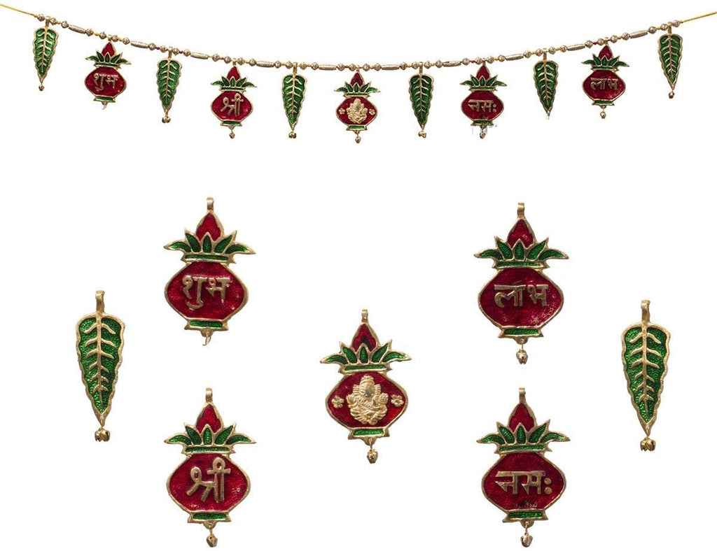 Prince Home Decor & Gifts Metal Door Hangings Toran Bandarwal for Home Décor and Gift Purpose (126x9.5 cm)