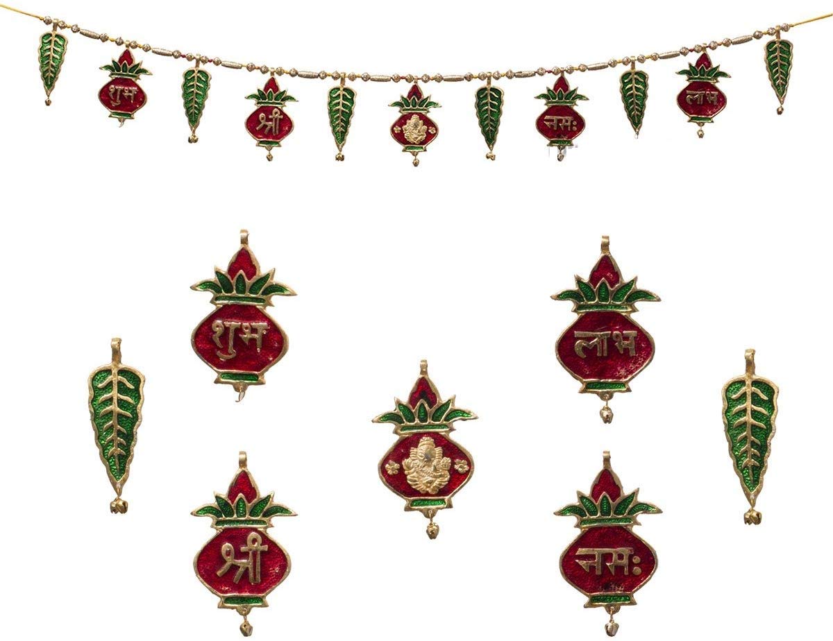 Prince Home Decor & Gifts Metal Door Hangings Toran Bandarwal for Home Décor and Gift Purpose (126x9.5 cm)