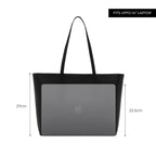 Miraggio Lenora 14 Inch Laptop Tote Bag For Women Office Use | Office Tote Bag With Padded Laptop Sleeve And Zipper Closure | Stylish Totes