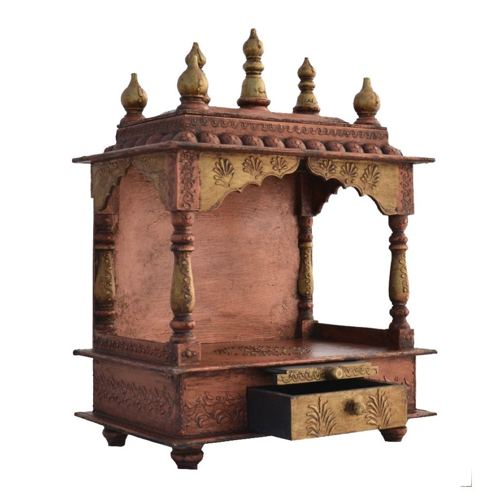 Jodhpur Handicrafts Home Temple/Wooden Temple/Pooja Mandir/Mandap/Temple for Home