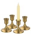 4 PCS Candle Holder Stand, Candle Stand for Home Decor, Candle Stand for Dining Table, Alloy Material, Vintage Style
