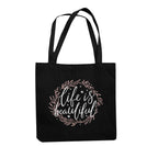 TheYaYaCafe Cotton Printed Tote Bag combo of 2|Multipurpose bags| Reusable Bags |Lightweight|Eco-friendly Grocery Bags