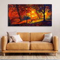 VIBECRAFTS Homcraft Canvas Paintings for Living Room Drawing Room Scenery Of Park Canvas Wall Painting Fitted With Wooden Frame For Home | Office | Living Room | Gifts (PTVCH_2533)