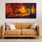 VIBECRAFTS Homcraft Canvas Paintings for Living Room Drawing Room Scenery Of Park Canvas Wall Painting Fitted With Wooden Frame For Home | Office | Living Room | Gifts (PTVCH_2533)