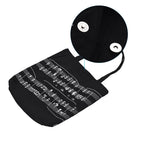 Decdeal Single Shoulder Bag, Washable Cotton Cloth Handbag Music Tote Shoulder Grocery Shopping Bag