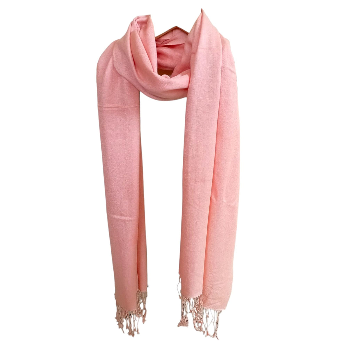 Graziemille Pure Pashmina For Women SALMON LARGE