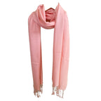 Graziemille Pure Pashmina For Women SALMON SMALL