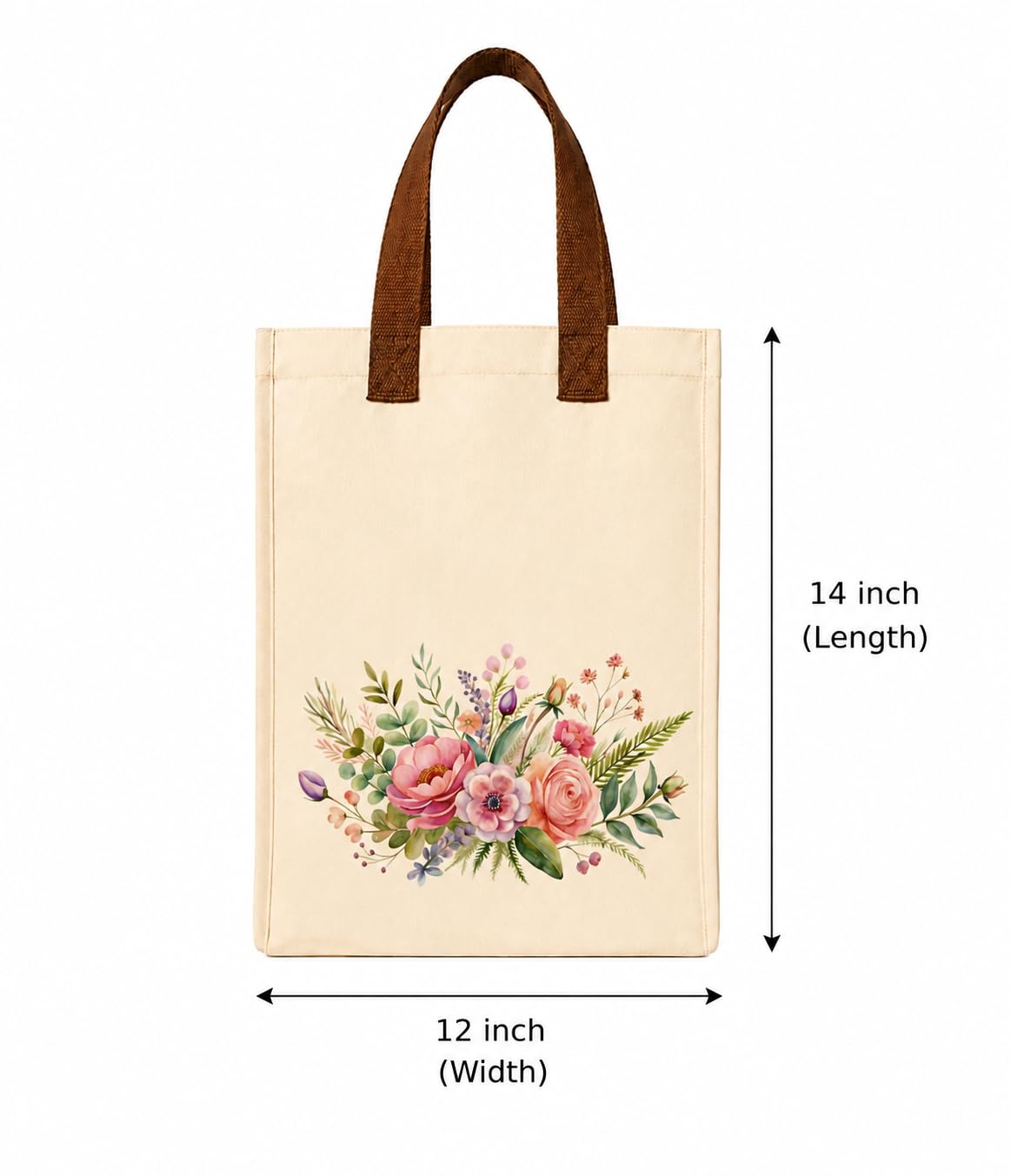 Cellwox Plus Cotton Canvas Tote Bag for Women & Men | Reusable Shopping Grocery Bag | Eco Friendly Cloth Shoulder Tote | Printed Multipurpose Carry Bag for Office College Travel Beach Daily Use