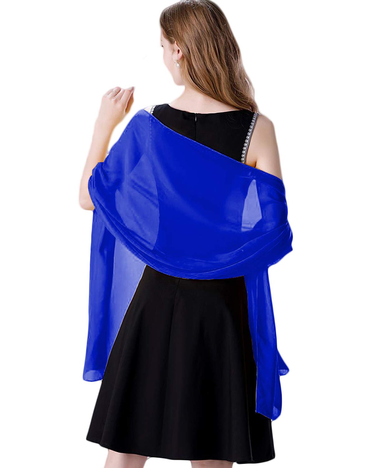 Soft Chiffon Scarve Shawls Wraps for Dresses Women Accessories