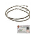 Hirayaa Pyrite Anklet for Women and Girls (Pack Of 2)