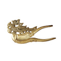 ARTVARKO Brass Peacock Yali Ethnic Designs Nut Supari Betel Cutter/Sudi/Sarota Cracker Akhrot/Walnut Sudi & Adkitta 5.5 Inch