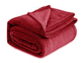 VAS COLLECTIONS Polyester Premium Plush Summer Single Bed Dohar/Ac Blanket | 250 GSM Reversible Lightweight Cozy Soft for Bed, Sofa, Couch, Travel & Camping| 225X150 Cm - Maroon, Solid Kafalo