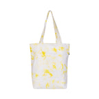 AQVA Cotton Canvas Tote Bag for Women & Girls with Zip | Printed Tie Dye Trendy Tote Bag for Women office & College Use | Stylish Handbag for Everyday Use (Lime)