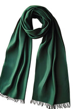 FM Trends Stylish Plain Scarf for Women & Girls | Solid Color Stole, Dupatta, Shawl | Elegant Ladies Accessory (Dark Green, 1.8 meters)