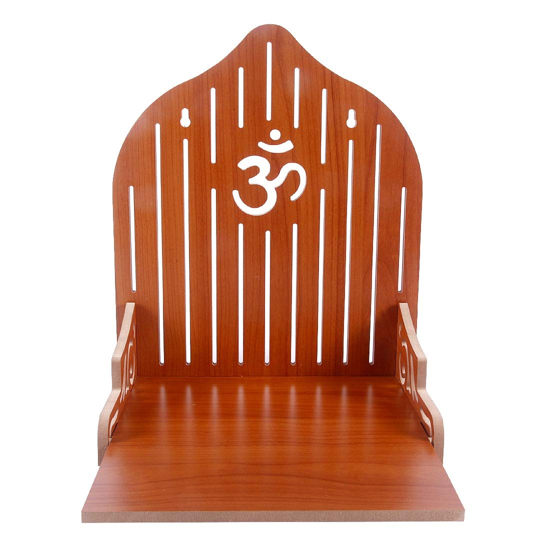 VJ Sons Wooden Temple Plywood Mandir Singhasan,Baal Gopal,Pooja Room Home Decore Office Or Home Temple (Red)