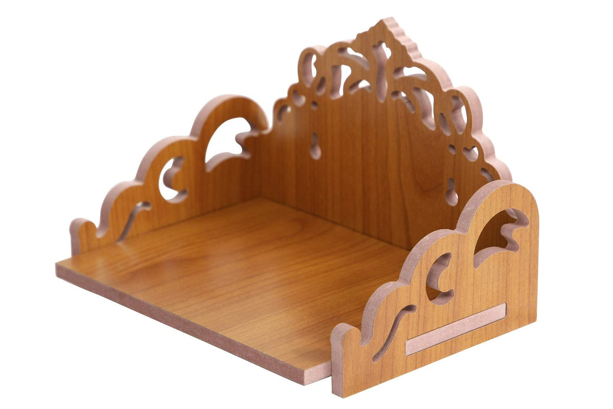 Nexat Plywood Hindola Like a singhasan and Temple for Office Store and Home in Using for Worship (Size - Small) Length (8 Inches), Width (6 Inches), Height (5.5 Inches) (RED A)