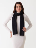Beau Design Scarf, Lightweight Shawl Wrap for Women, Multiple Colours Available (Black)