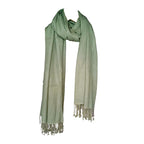 Graziemille Pure Pashmina For Women GREEN LARGE