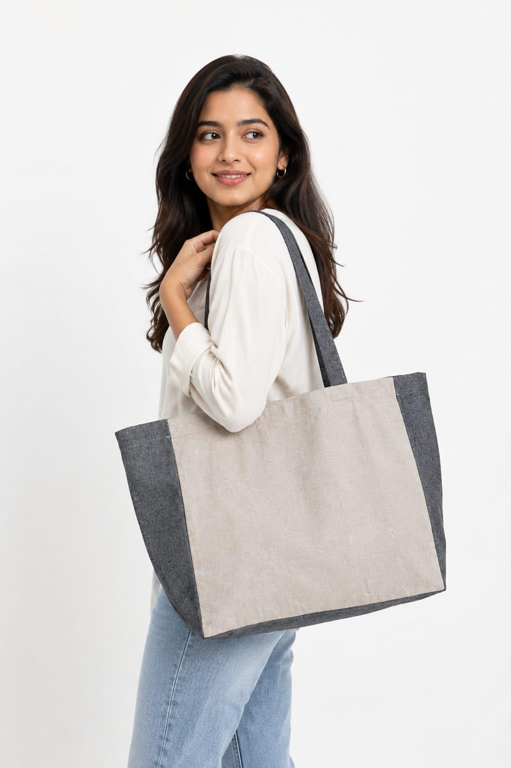 Cotton Bag/Tote Bag/Carry Smart Live Green/Your Everyday Eco Bag/Simple, Strong, Sustainable