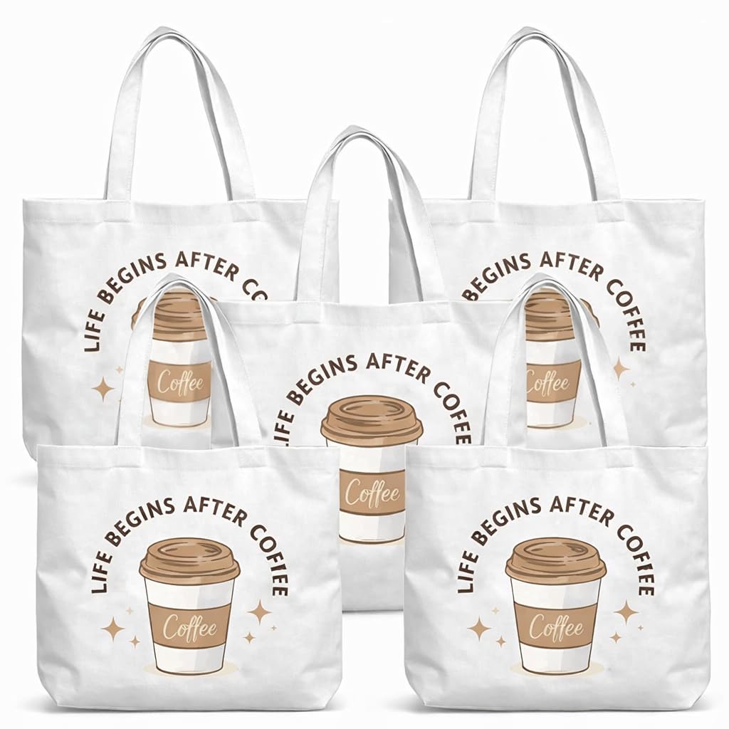 Bhoomi Impex Cotton Tote Bag - Reusable Eco-Friendly Shopping & Everyday Carry Bag, Lightweight & Durable_ Print - 14