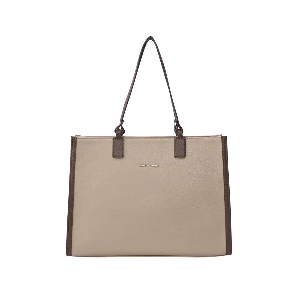 Lino Perros Monroe Beige Tote Bag